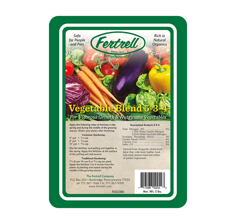 Fertrell Vegetable Blend 5-3-4