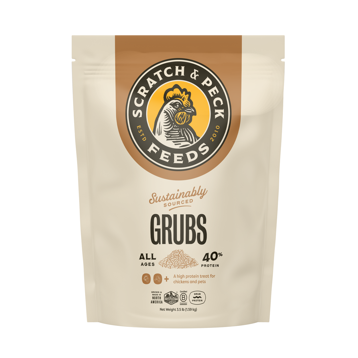 Cluckin' Good Grubs, 3.5 lb