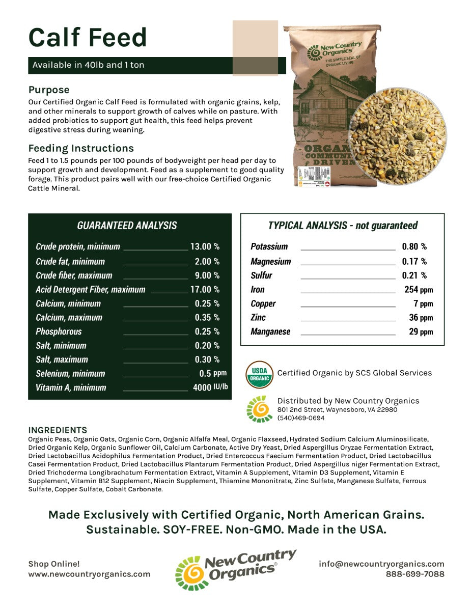 Calf Feed