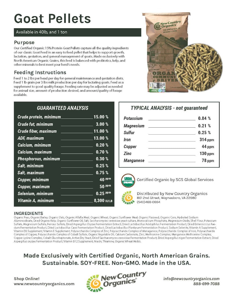 Goat Pellets