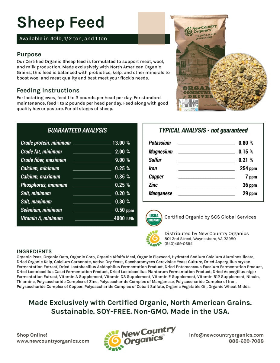 Kelp Based Healthy Mineral for Sheep