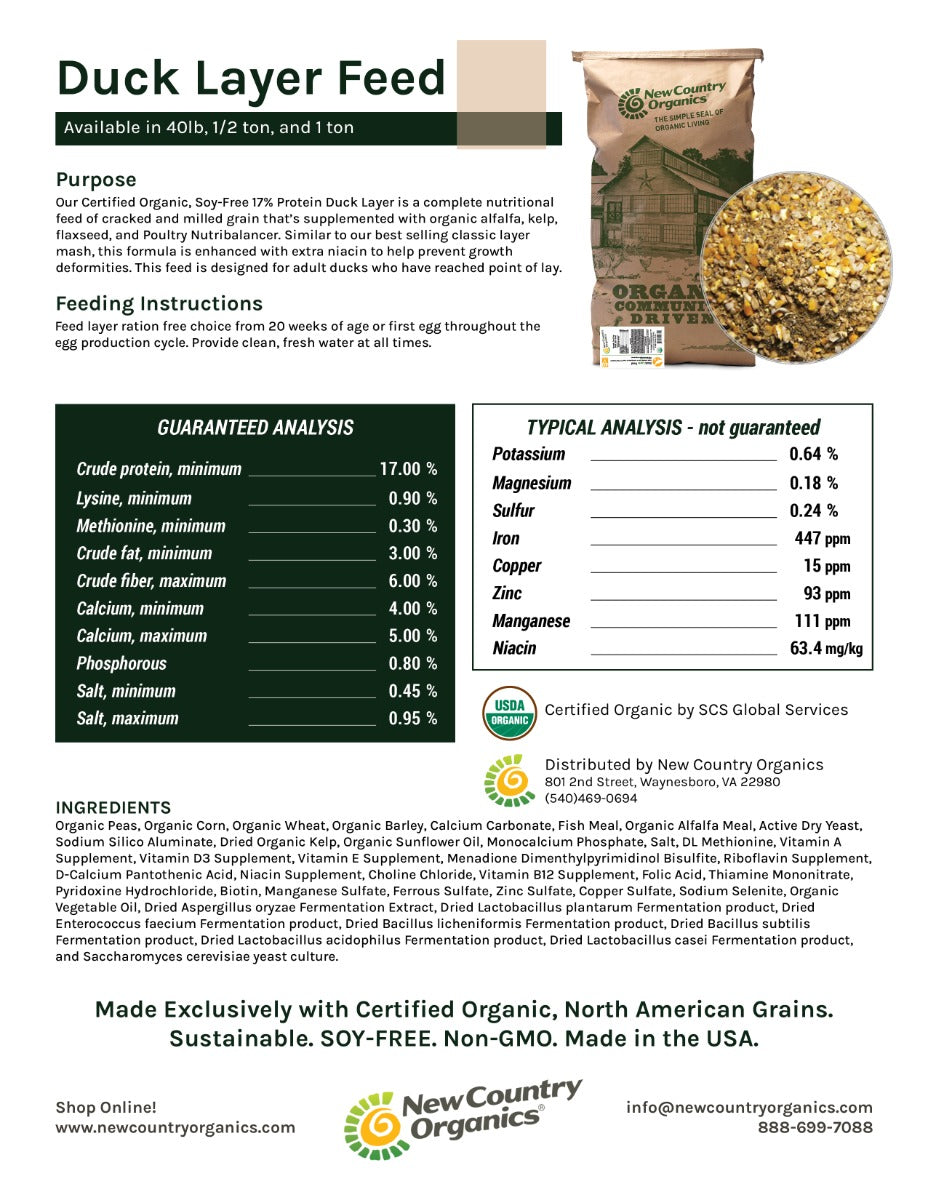 Duck Layer Feed