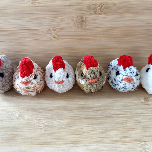 Tiny Pocket Pet Crochet Chicken