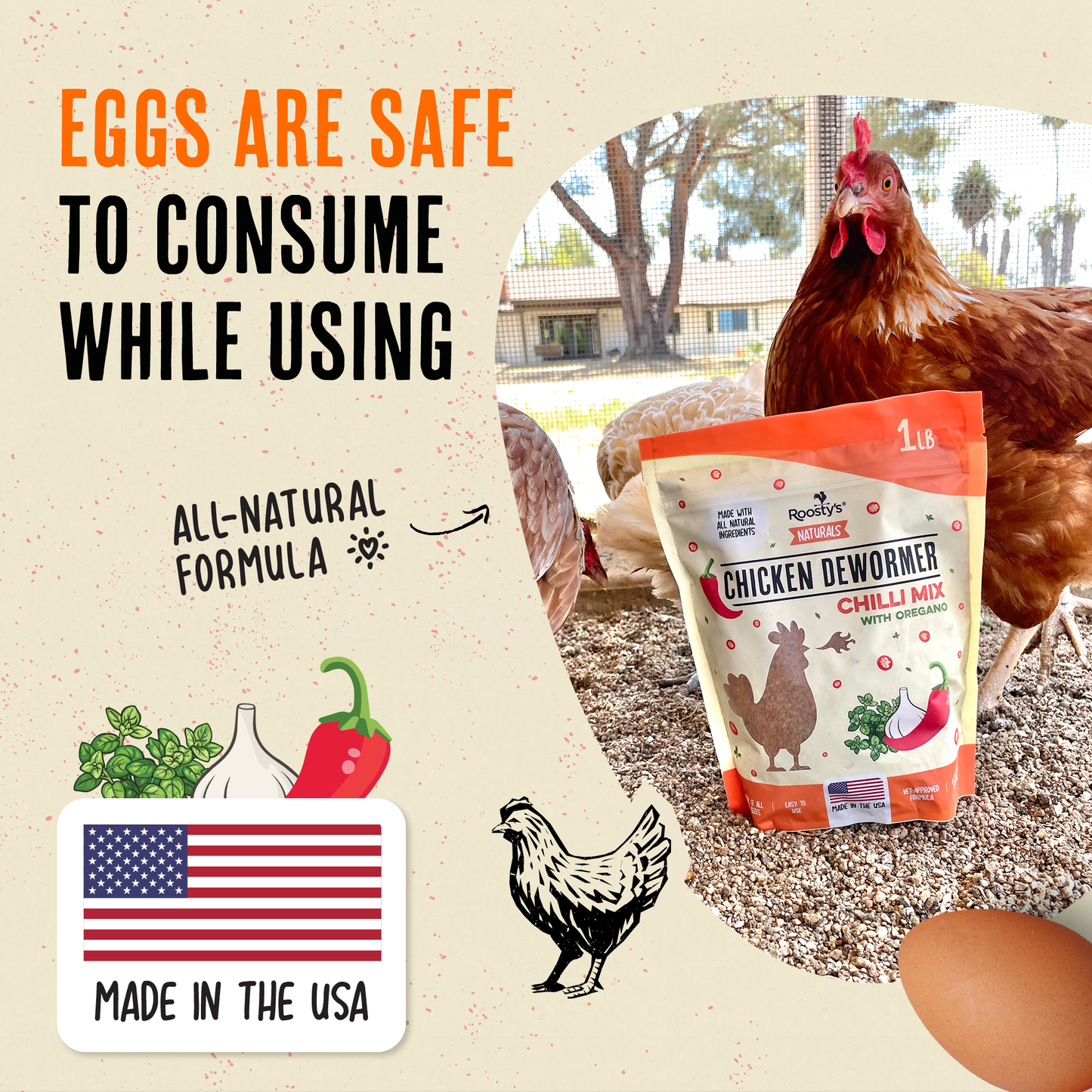 Flock Armor | Daily Chicken Dewormer | Flock Gut Support
